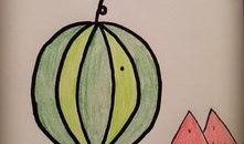 吃瓜画什么图,趣味横生的视觉盛宴